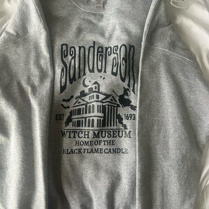 Gray Sanderson Witch Museum Sweatshiry